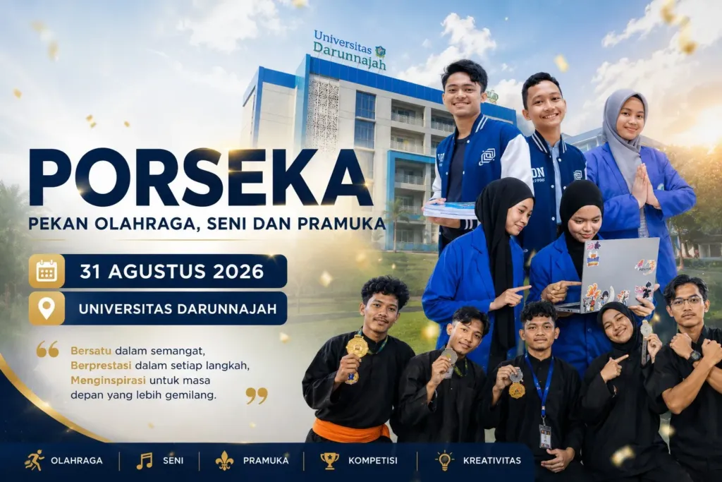 UNIVERSITAS DARUNNAJAH SIAPKAN DEFILE BARISAN UNTUK PEMBUKAAN PORSEKA, GUBERNUR DKI JAKARTA DIJADWALKAN HADIR