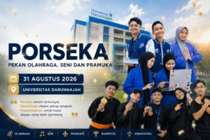UNIVERSITAS DARUNNAJAH SIAPKAN DEFILE BARISAN UNTUK PEMBUKAAN PORSEKA, GUBERNUR DKI JAKARTA DIJADWALKAN HADIR